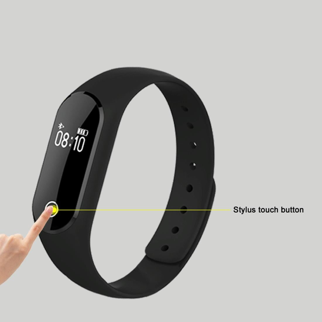 Waterproof Oled Smart Bracelet With Bluetooth Hr Monitor Pedometer And Remote Capture For Android / Ios - Blue 12