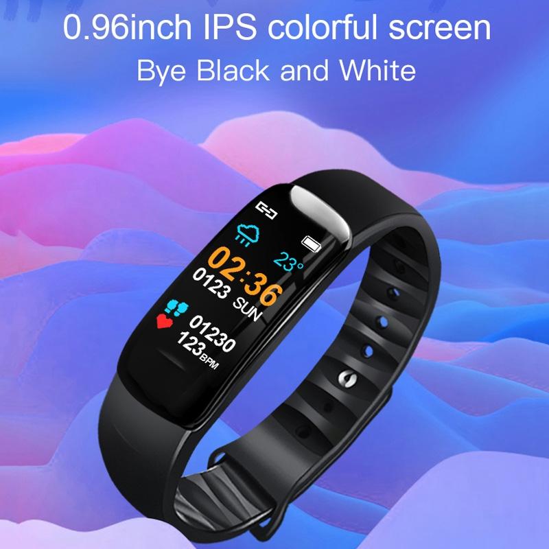 Smart Bracelet With Call Reminder Hr / Bp Monitoring Sleep / Sedentary Tracking And Remote Control - Blue 14