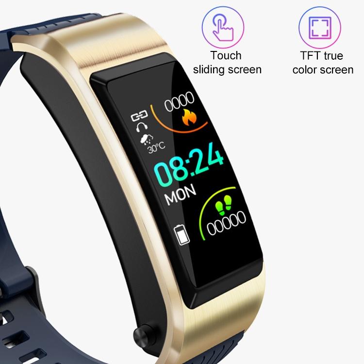 Waterproof Tft Smart Watch With Call And Health Monitoring - Blue 4