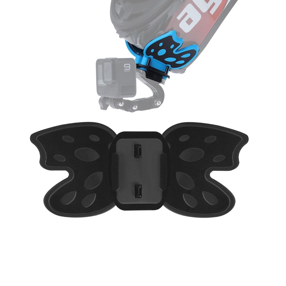 Gopro Helmet Mount Adapter - Butterfly Design - Blue 11