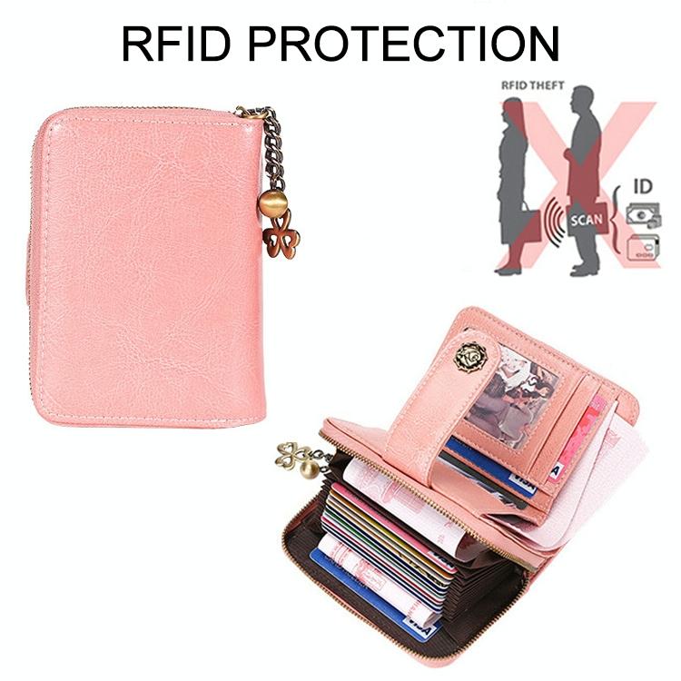 Rfid-blocking Women Wallet with Card Slots - Anti-magnetic - Blue 5