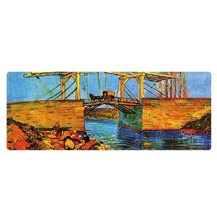 Large Desk Mouse Pad For Oil Painting - Iris 12
