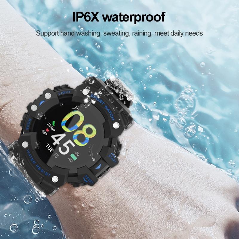 1.28 Inch Waterproof Smart Watch With Heart Rate & Blood Pressure Monitoring - Blue 4