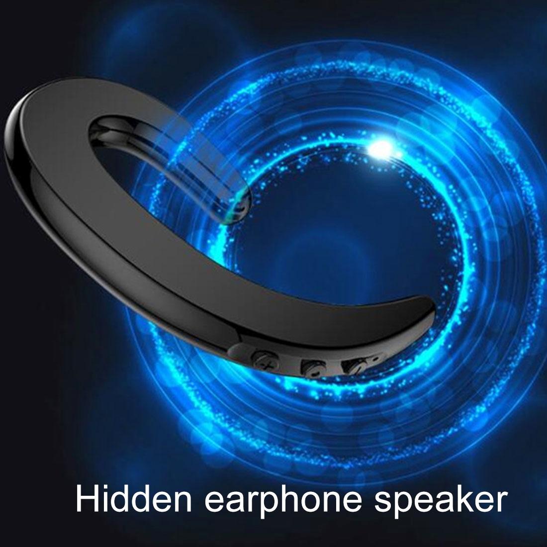 Bluetooth Bone Conduction Sports Earphones with Earhook - V4.1 - Blue 6