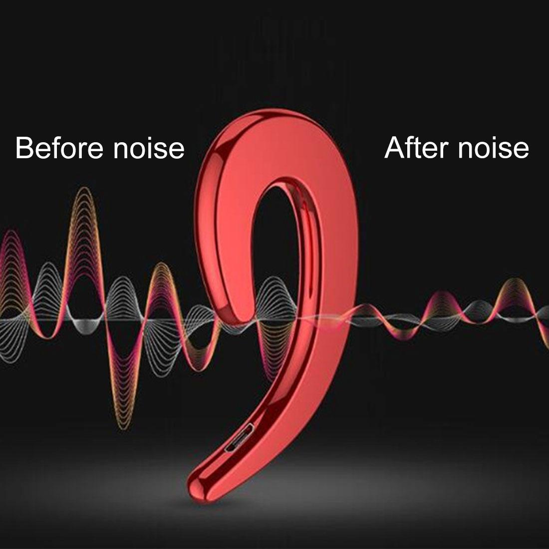 Bluetooth Bone Conduction Sports Earphones with Earhook - V4.1 - Blue 8