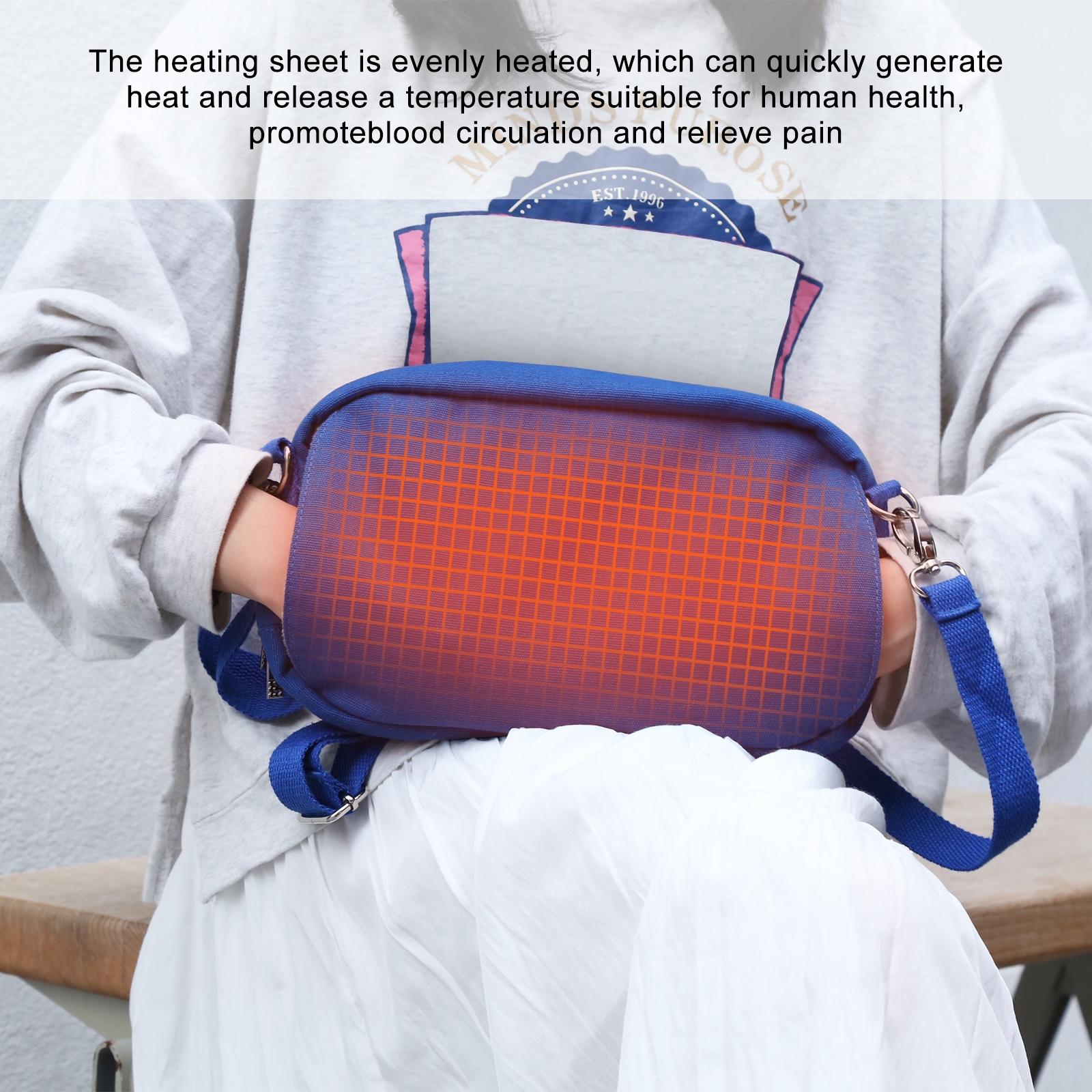 Small Messenger Bag With Tablet And Phone Warmer - Blue 6