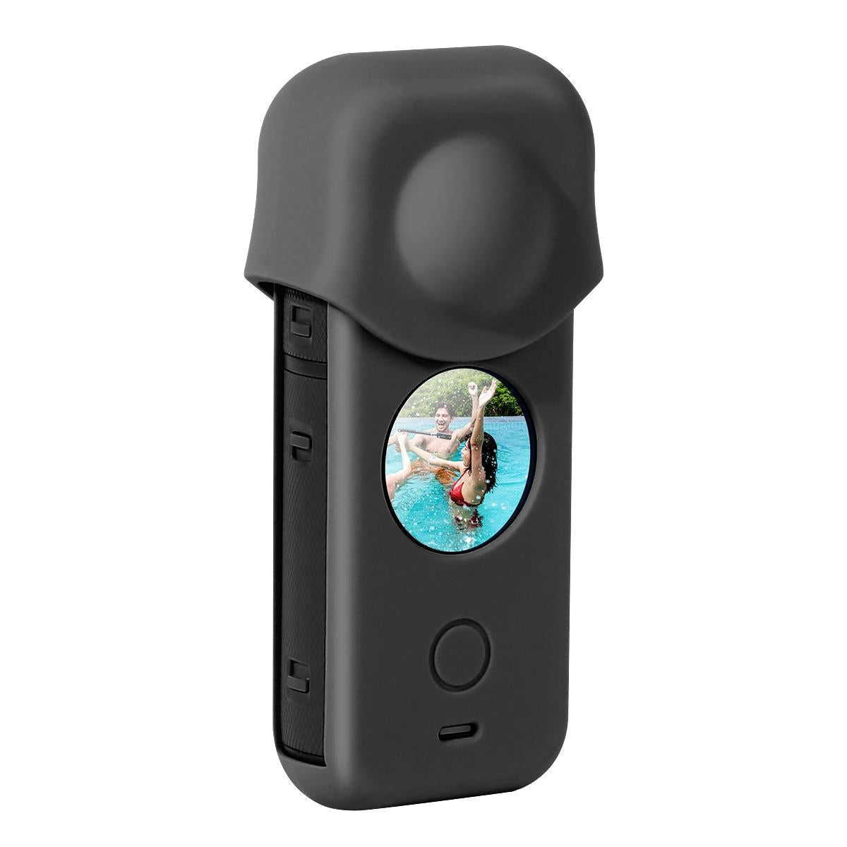 Full Body Dust Proof Silicone Protective Case for Insta360 one X2 - Blue 8