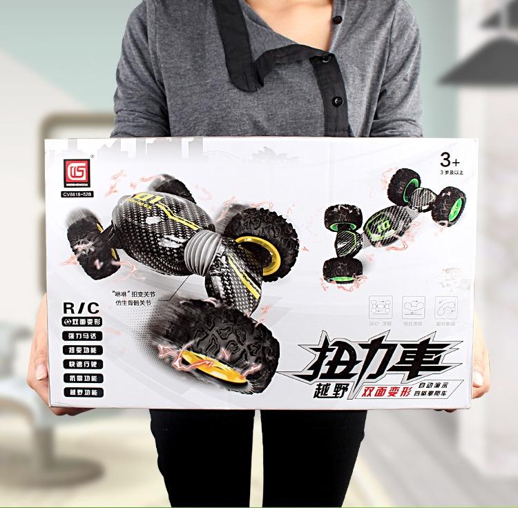 2.4g Rc Off-road Deformation Car - 4wd Climber - Blue 10