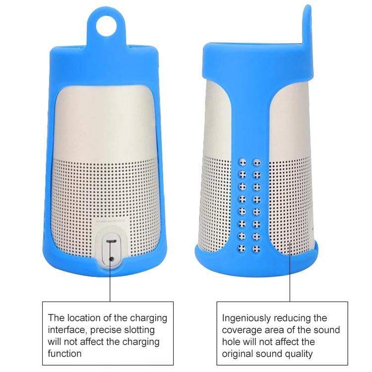 Shockproof Silicone Case for Bose Soundlink Revolve Speaker - Blue 9
