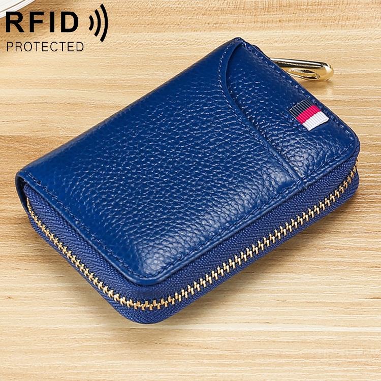 Multi Card Rfid Ladies Wallet - Blue