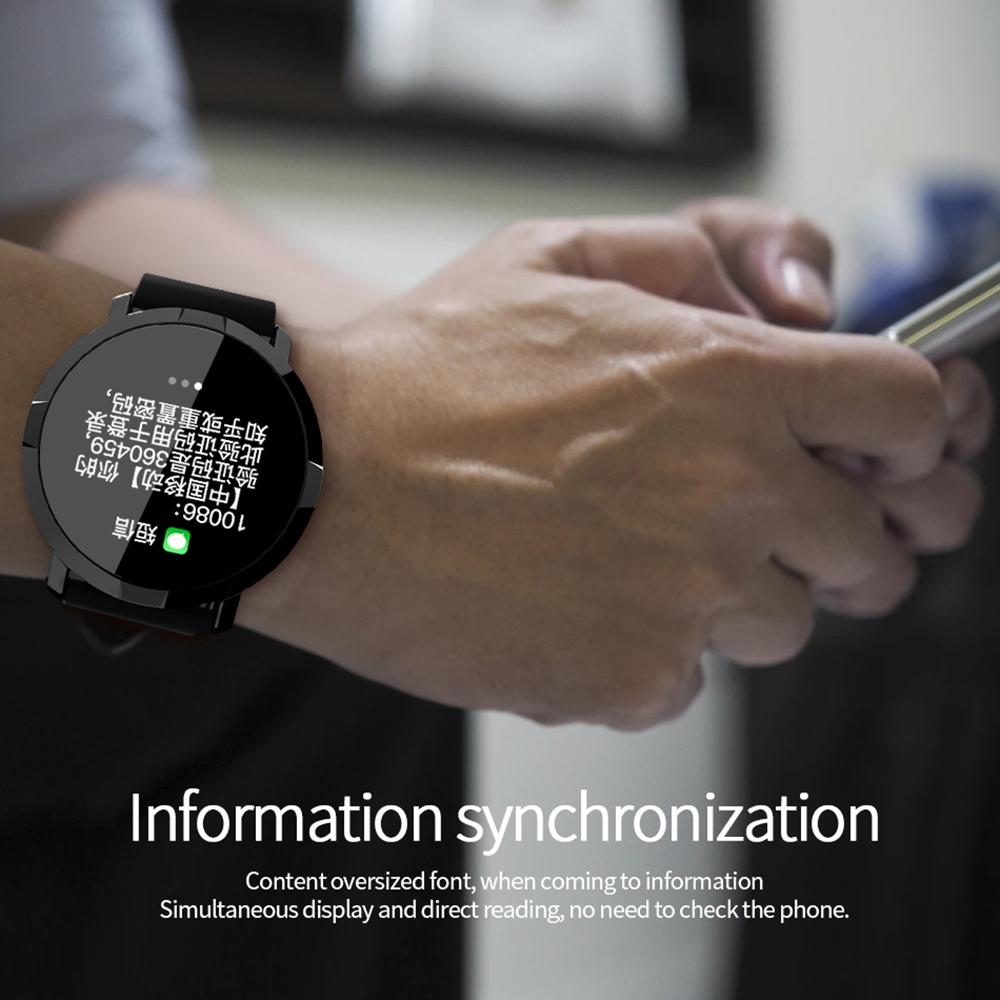 Waterproof Smart Bracelet With Heart Rate Monitor And Sleep Tracker - Blue 6