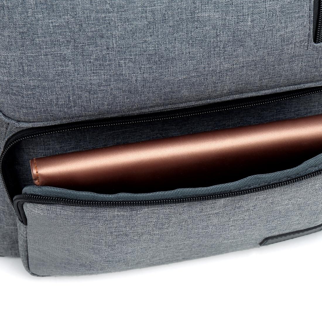 Stylish Notebook Tablet Backpack - Spacious & Casual - Blue 9