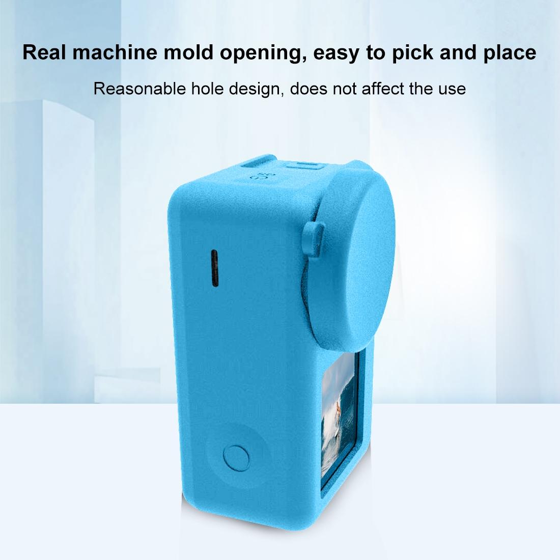 Protective Silicone Case with Lens Cap - Blue 5
