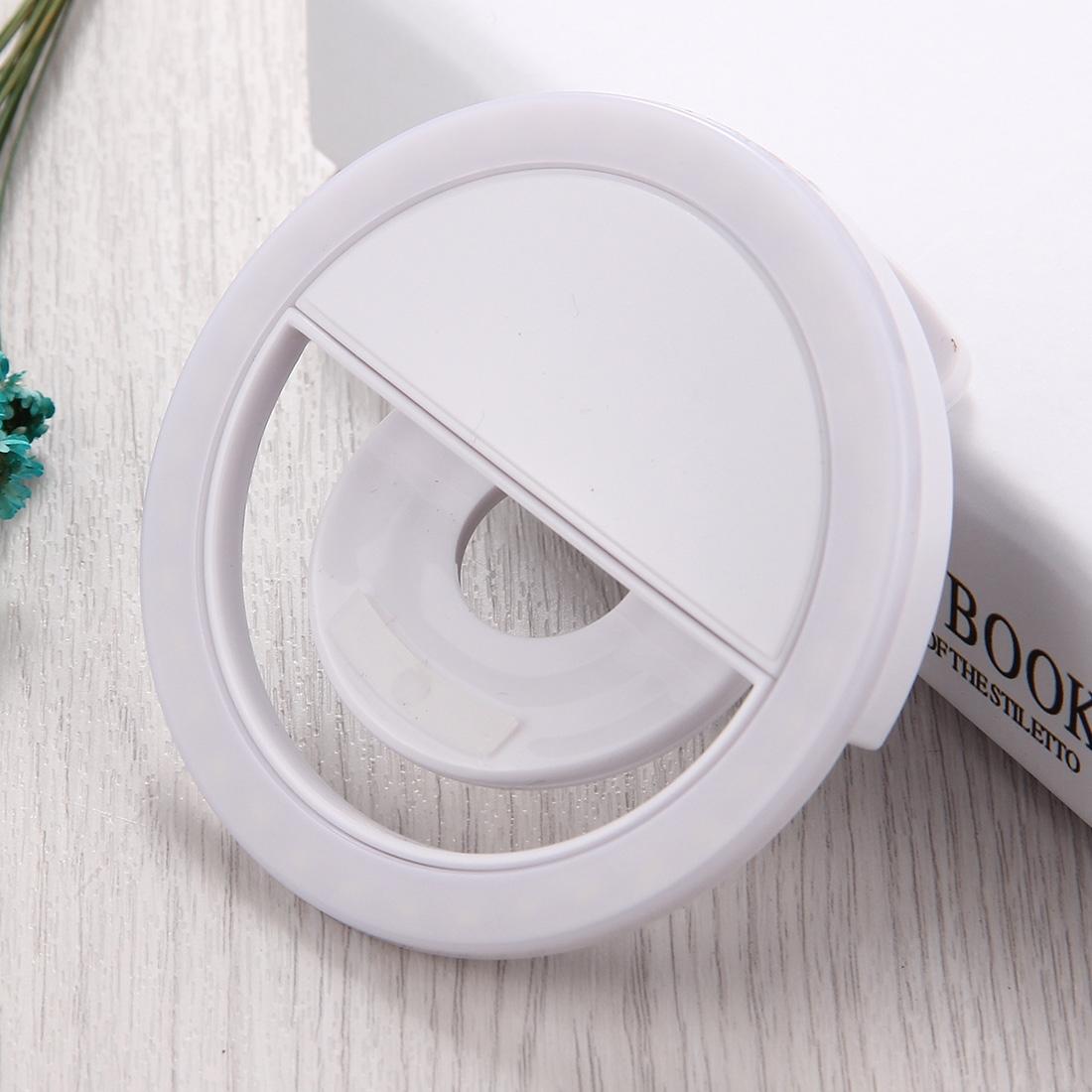 Adjustable Clip Beauty Light for Smartphones - Usb Cable - Blue 4