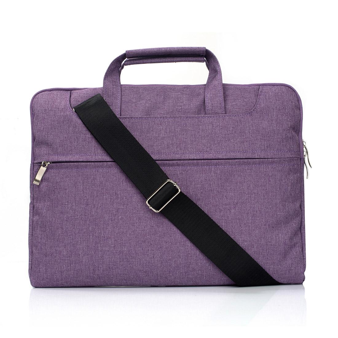 15.4 Inch Laptop Bag - Portable one Shoulder Zipper for Macbook Samsung Sony Dell Alienware Chuwi Asus Hp - Blue 13