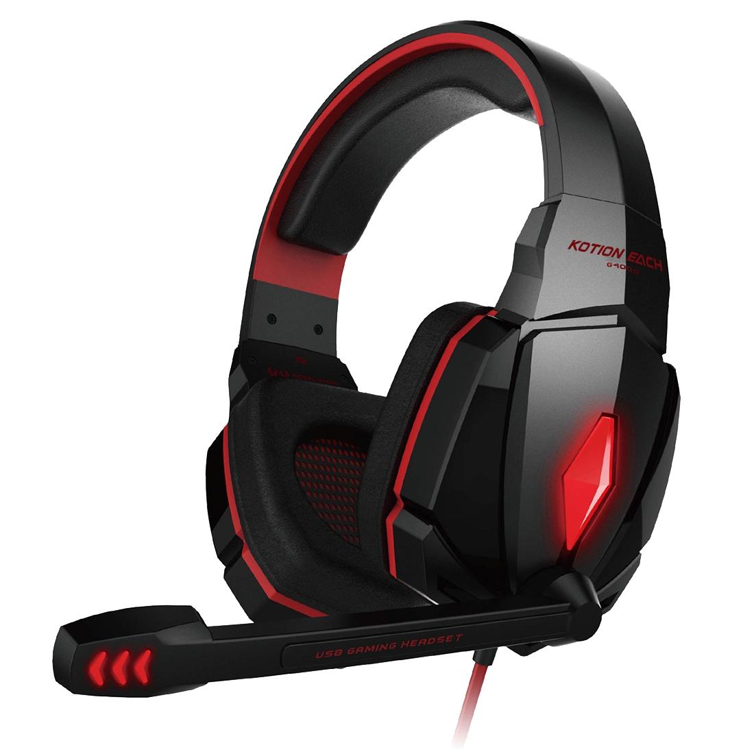 Pc Gaming Headset With Mic Led Volume Control 2.2M Cable Blue / Black - Pc0105L 13