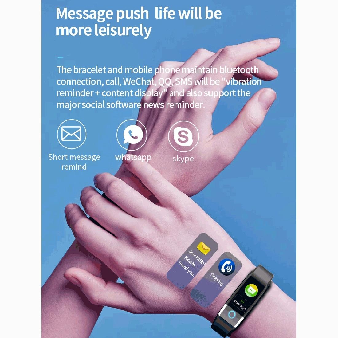 Smart Watch With Heart & Oxygen Monitoring Colour Screen Ip67 - Blue 4