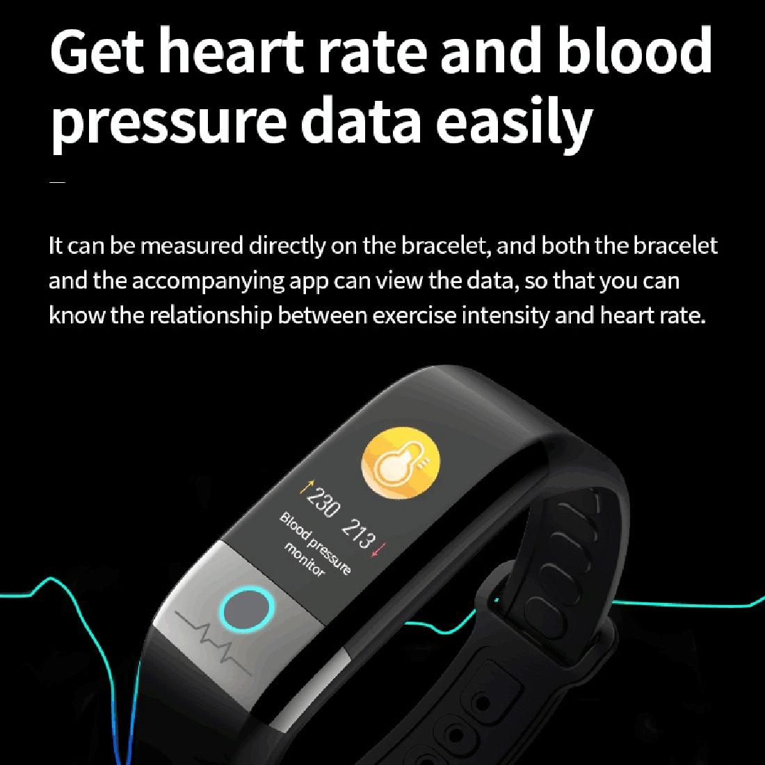 Smart Watch With Heart & Oxygen Monitoring Colour Screen Ip67 - Blue 12