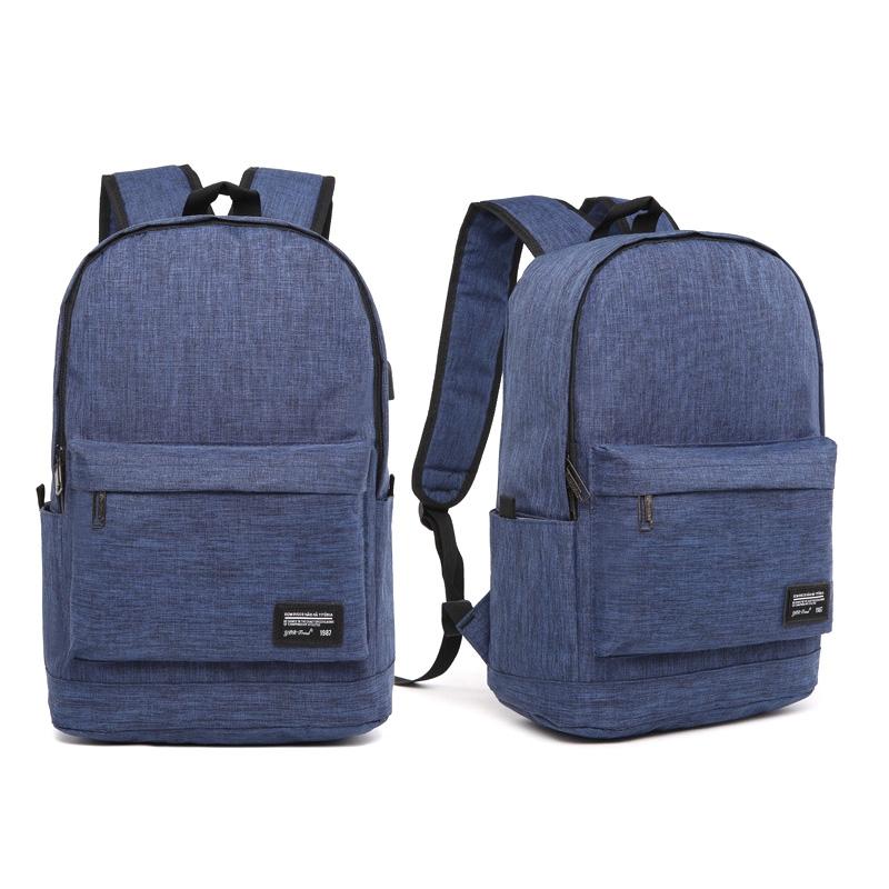 Multi-function Laptop Backpack with Usb Port - Fits 15.6 Devices - Oxford Cloth - 45x31x16cm - Blue 4