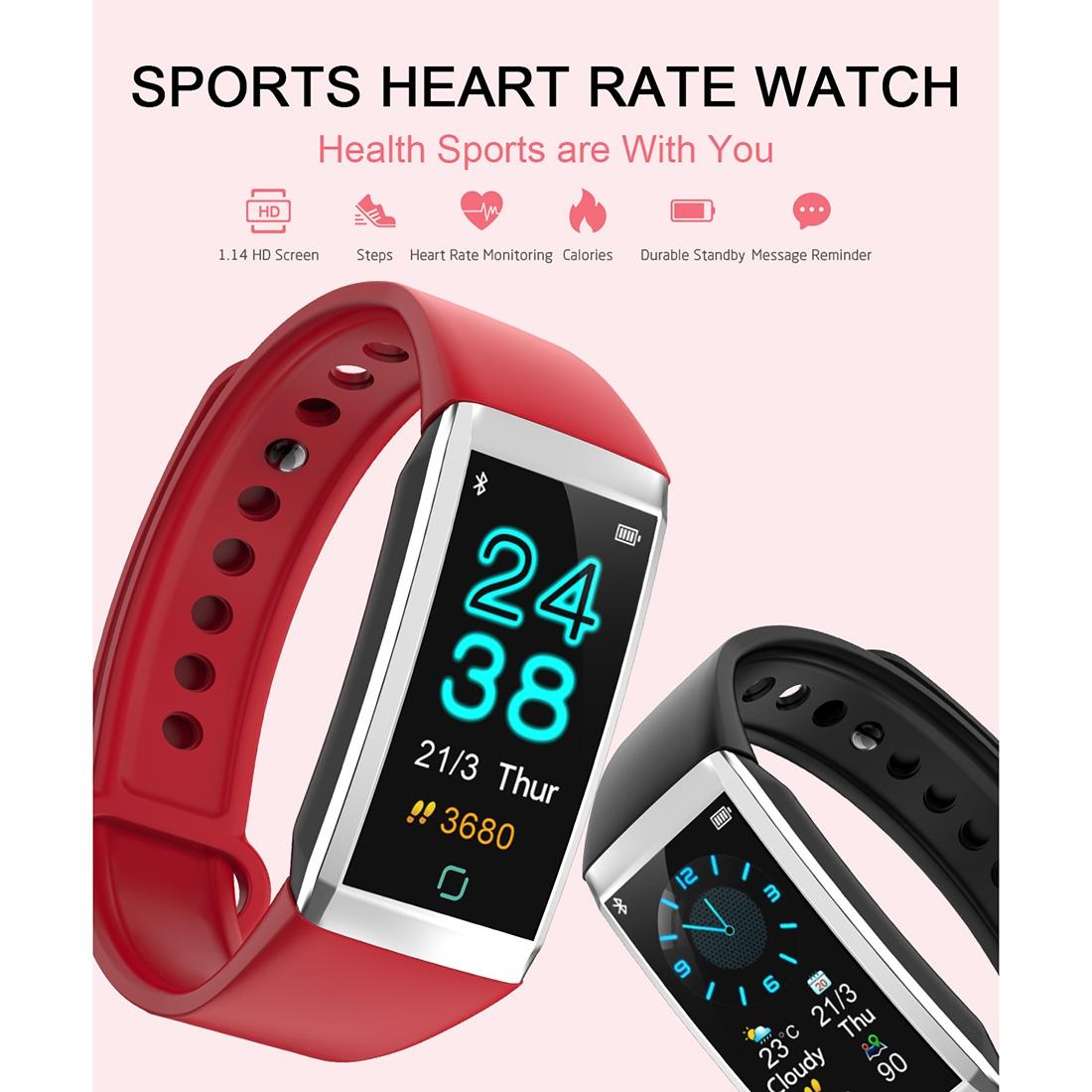 Waterproof Smart Bracelet With Call Reminder And Health Monitoring - Blue 15