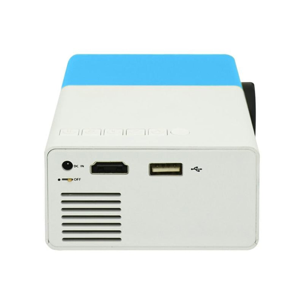 Portable Mini Home Theater Projector - 400 Lumens Hdmi / Av / Sd / Usb Remote Control - Blue 10