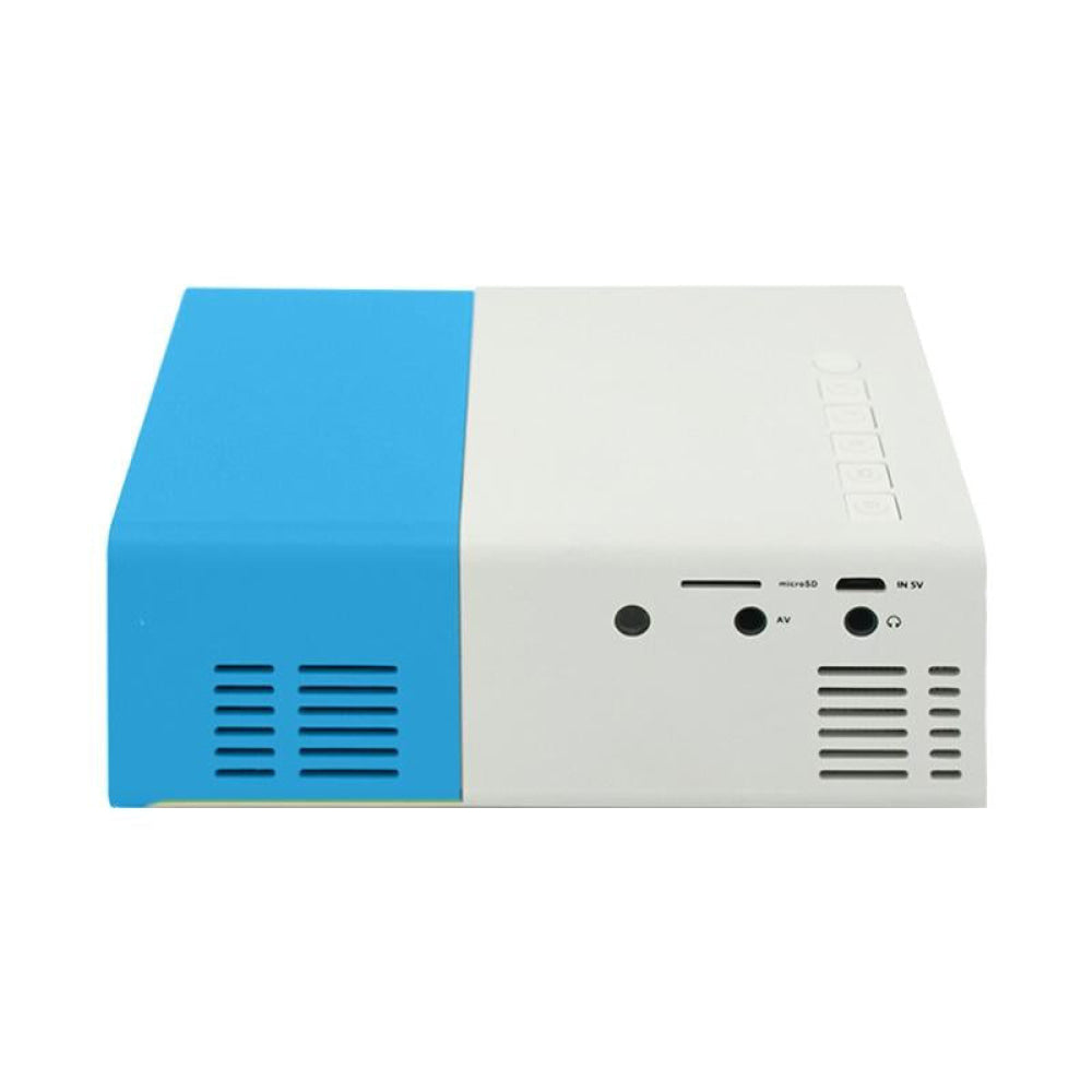 Portable Mini Home Theater Projector - 400 Lumens Hdmi / Av / Sd / Usb Remote Control - Blue 11