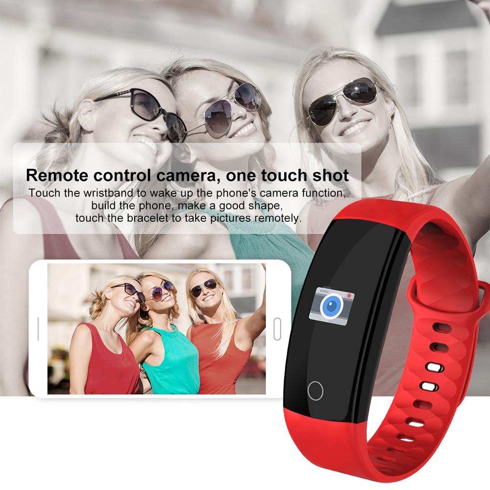 Waterproof Tft Smart Bracelet With Call / Heart / Sleep / Bp Monitoring And Sedentary Reminder - Blue 4