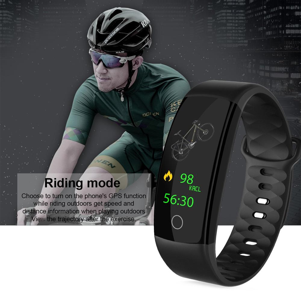 Waterproof Tft Smart Bracelet With Call / Heart / Sleep / Bp Monitoring And Sedentary Reminder - Blue 14