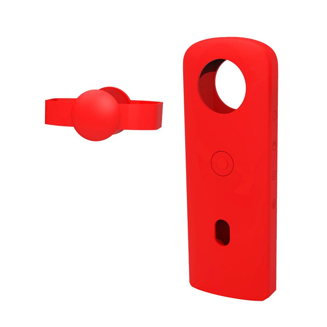 360 Camera Silicone Case with Lens Cover for Ricoh Theta Sc2 - Blue 3