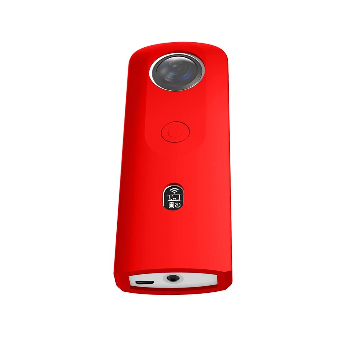 360 Camera Silicone Case with Lens Cover for Ricoh Theta Sc2 - Blue 5