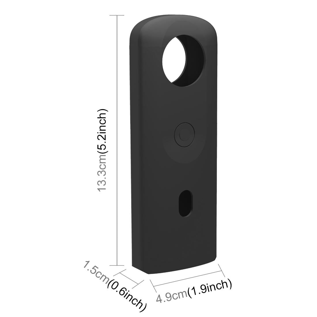 360 Camera Silicone Case with Lens Cover for Ricoh Theta Sc2 - Blue 10