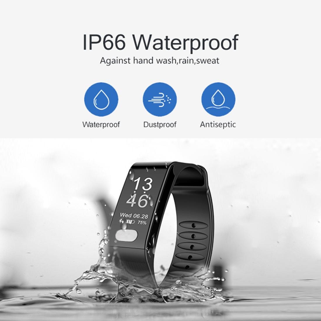 Oled Fitness Tracker With Ecg Heart Rate Bp And Sleep Monitoring - Sports Mode - Blue 10