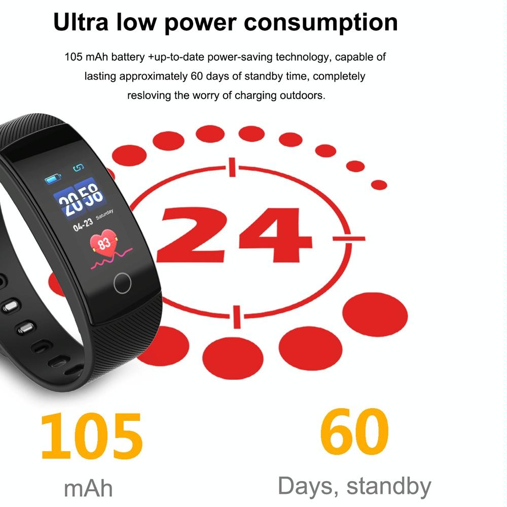 Smart Bracelet With Call / Heart / Sleep / Bp Monitoring - Ip67 Waterproof 9