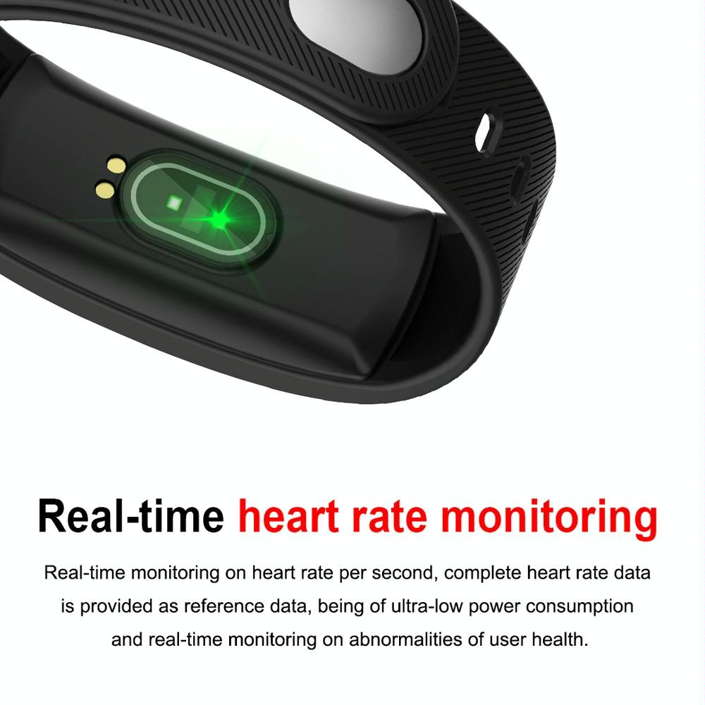 Smart Bracelet With Call / Heart / Sleep / Bp Monitoring - Ip67 Waterproof 10
