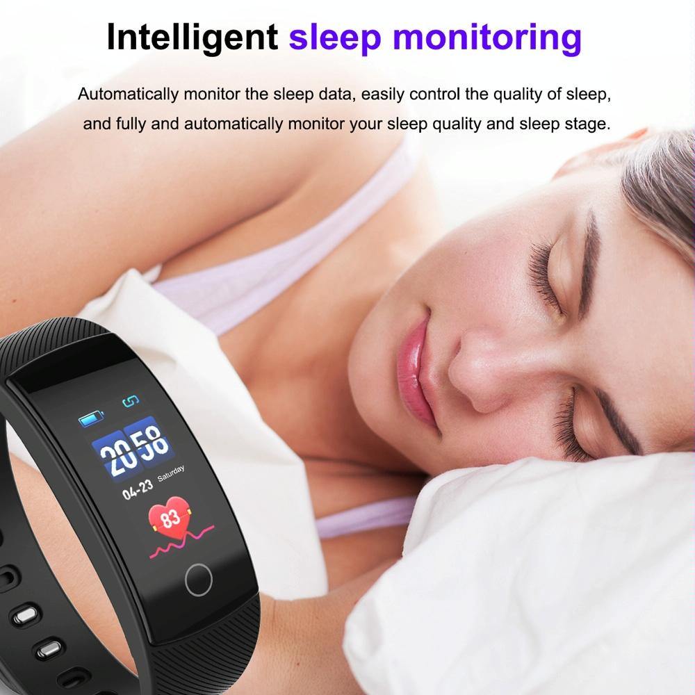 Smart Bracelet With Call / Heart / Sleep / Bp Monitoring - Ip67 Waterproof 12