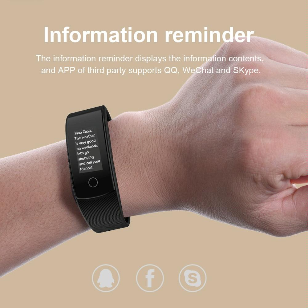 Smart Bracelet With Call / Heart / Sleep / Bp Monitoring - Ip67 Waterproof 14