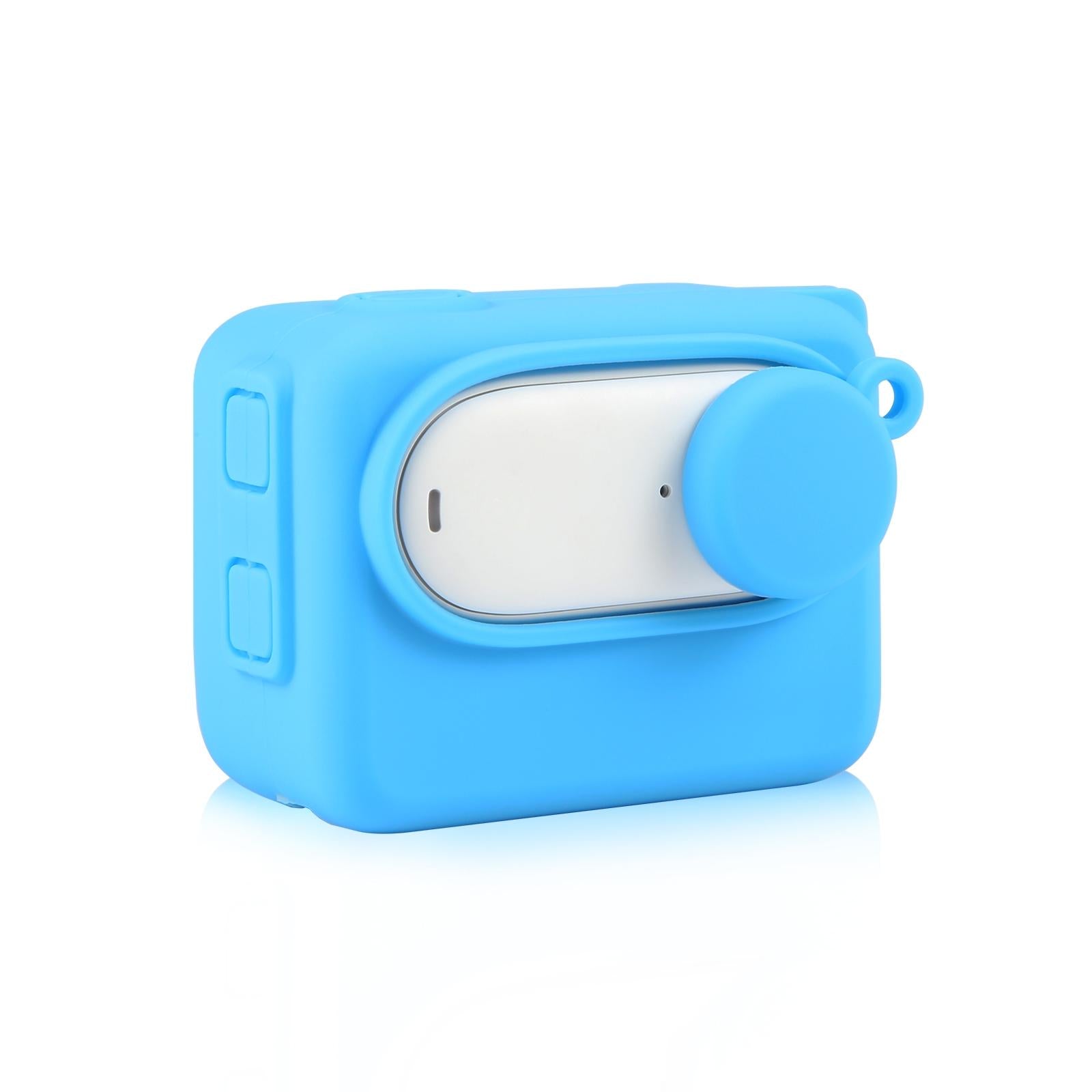 Insta360 Go 3 Charging Case with Silicone Cover Lens Cap and Strap - Blue 8