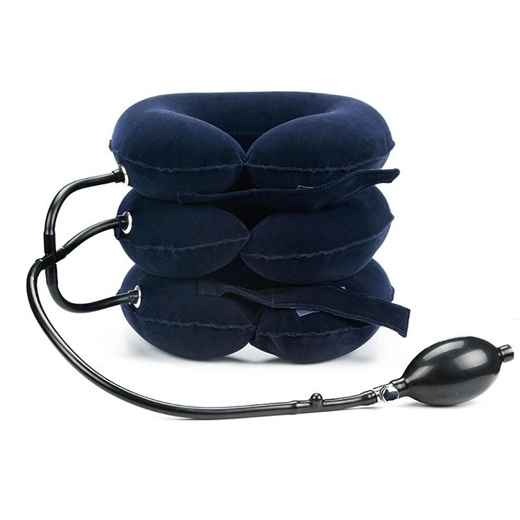 Full Cashmere Cervical Traction Instrument Neck Massage & Support - Blue 3