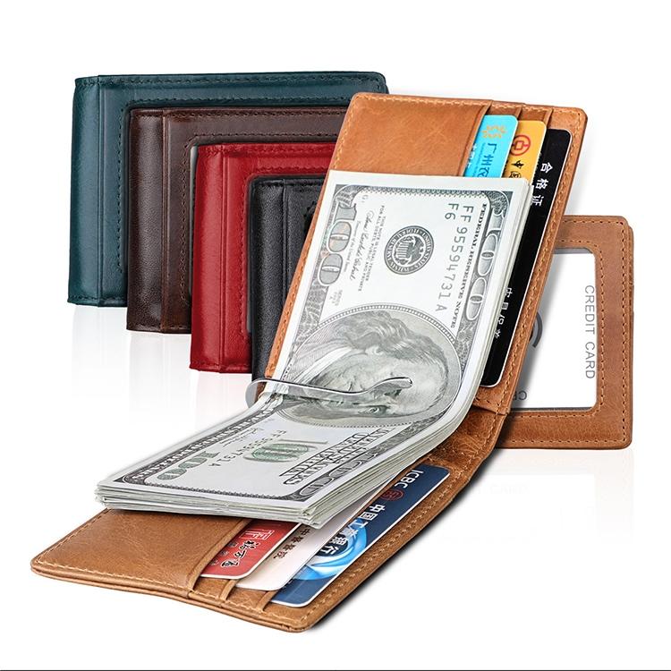 Anti-magnetic Leather Rfid Wallet - Sleek & Secure - Blue 15