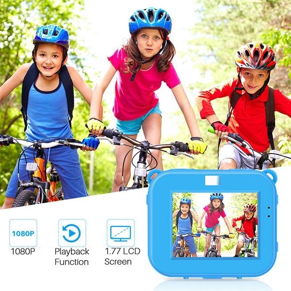 Waterproof 5.0mp Kids' Digital Camera with 1.77 Screen - G20 - Blue 10