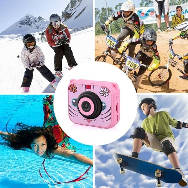 Waterproof 5.0mp Kids' Digital Camera with 1.77 Screen - G20 - Blue 11