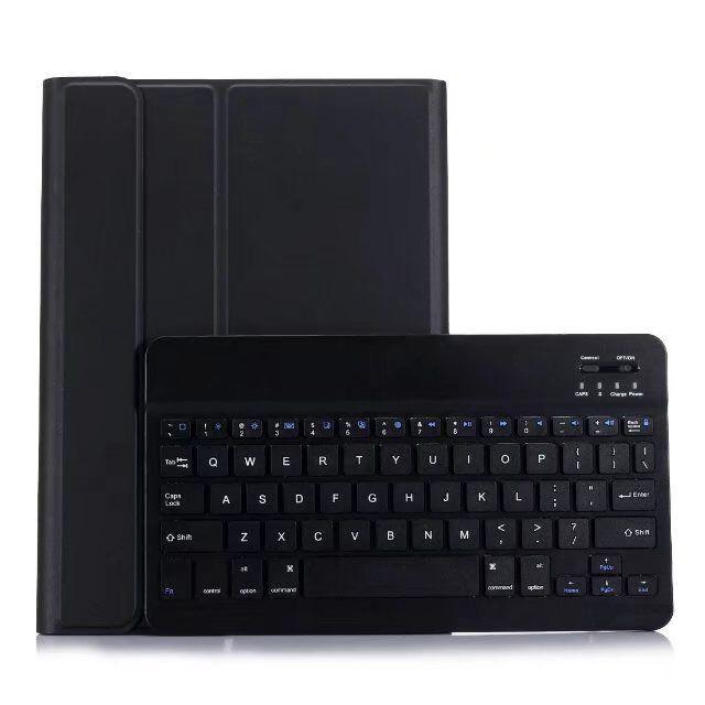 Bluetooth Keyboard & Leather Tablet Case For Ipad Pro / Air 9.7 2017 / 2018 - Detachable & Horizontal Flip With Holder - Blue 14
