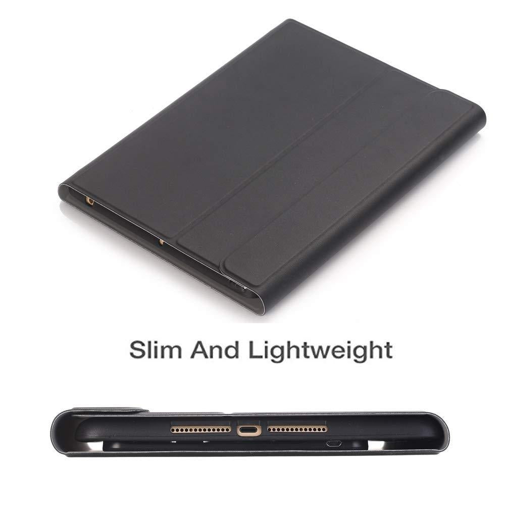 Bluetooth Keyboard & Leather Tablet Case For Ipad Pro / Air 9.7 With Detachable Design & Pencil Holder - Blue 15