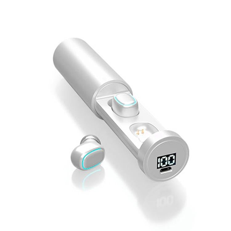 True Wireless Bluetooth Earphones with Digital Display and Charging Box - Blue 14
