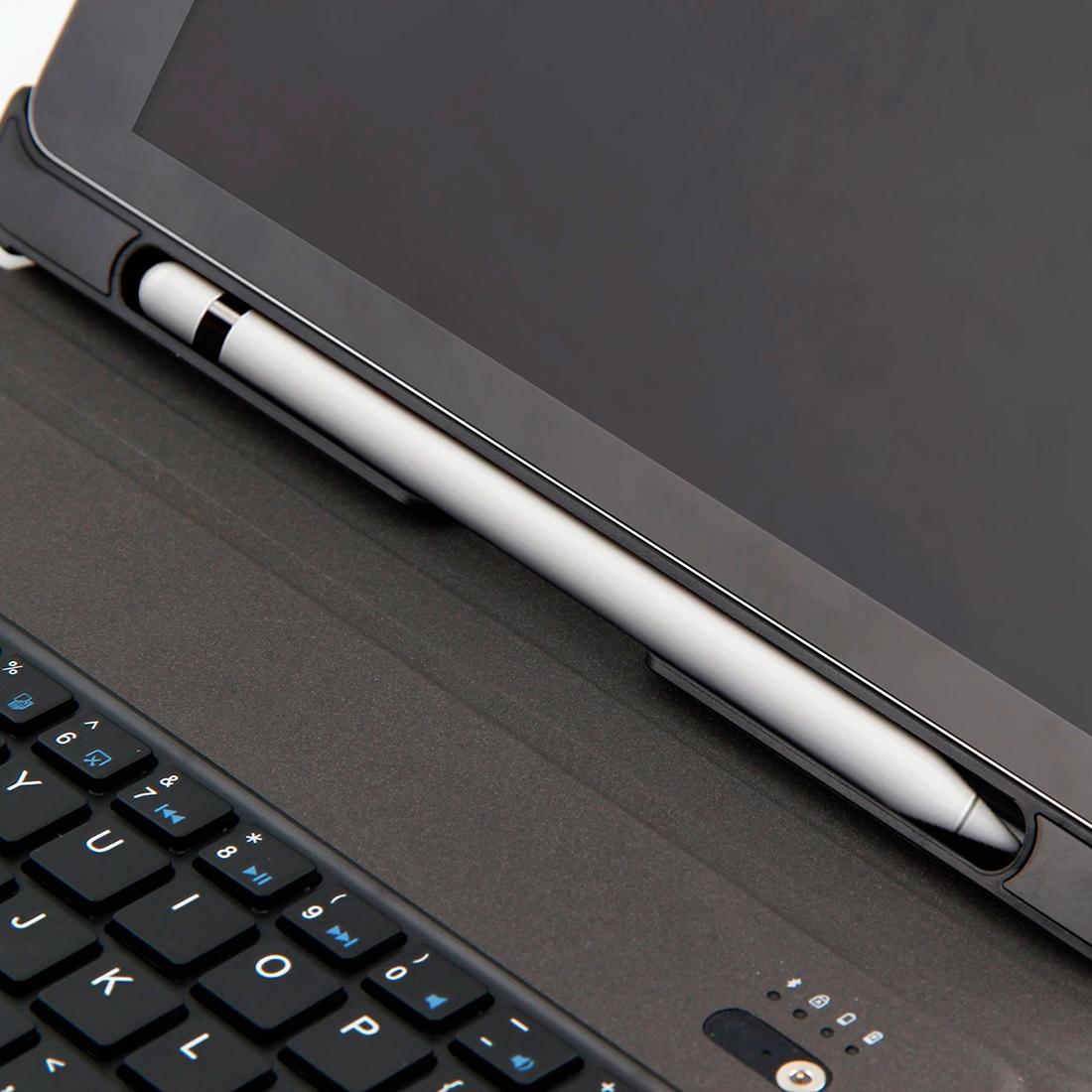 Detachable Bluetooth Keyboard & Leather Tablet Case For Ipad Air / Pro 9.7 - Blue 9
