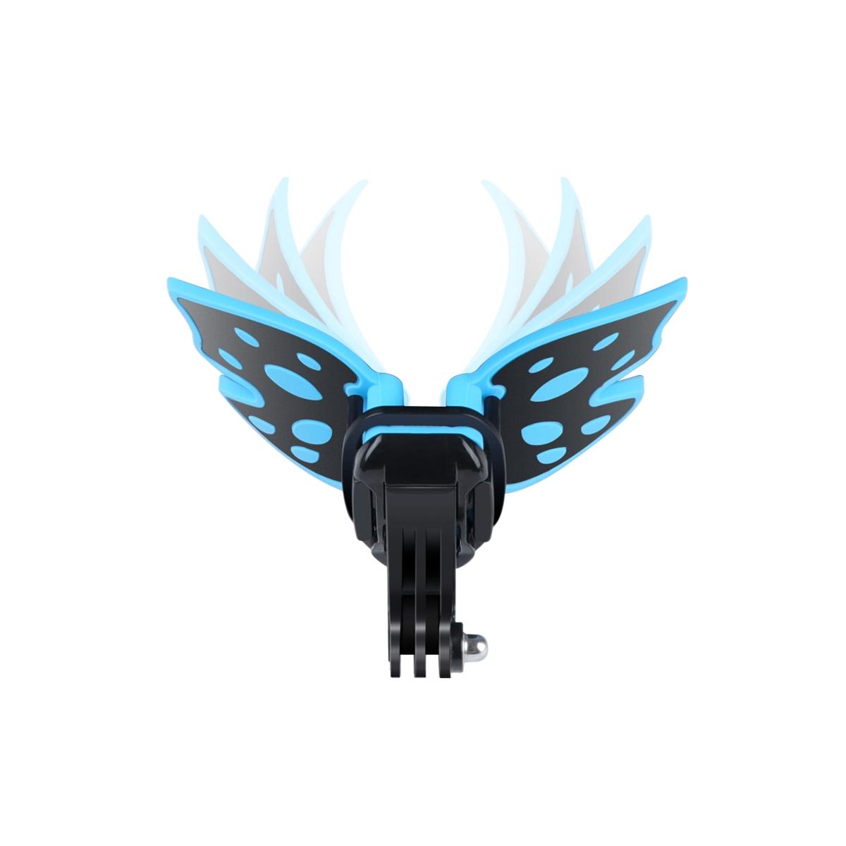 3-way Pivot Arm Butterfly Helmet Mount for Gopro Hero12 - Blue 4