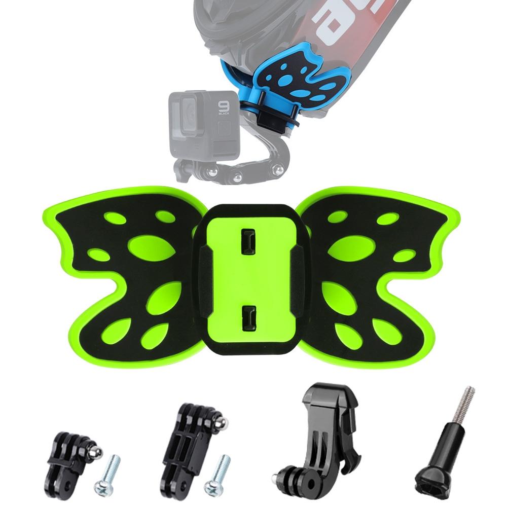 3-way Pivot Arm Butterfly Helmet Mount for Gopro Hero12 - Blue 11