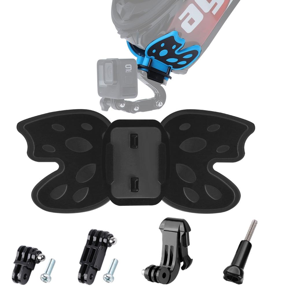 3-way Pivot Arm Butterfly Helmet Mount for Gopro Hero12 - Blue 14