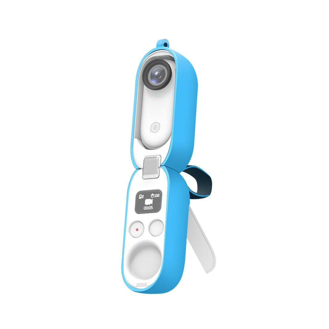 Silicone Protective Case for Insta360 Go 2 Charging Box - Blue 5