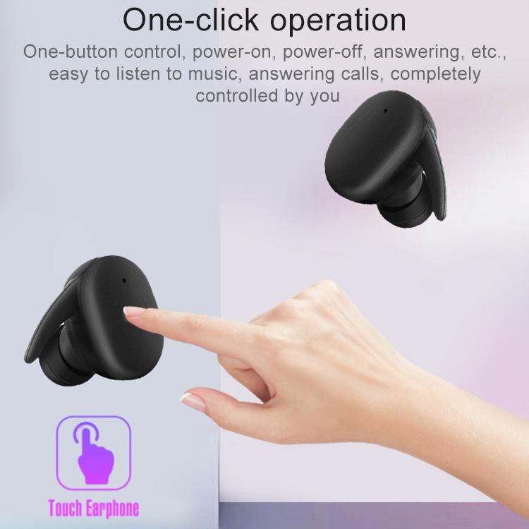 Waterproof Wireless Bluetooth Earphones with Magnetic Charging Box - 300mah - Blue 4